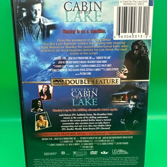 DVD Cabin By The Lake / Return To Cabin By The Lake Horror Comedy Out Of Print